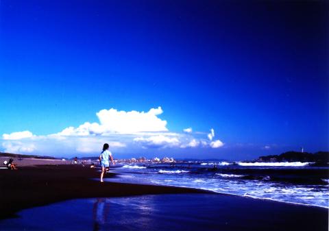 夏雲に向って